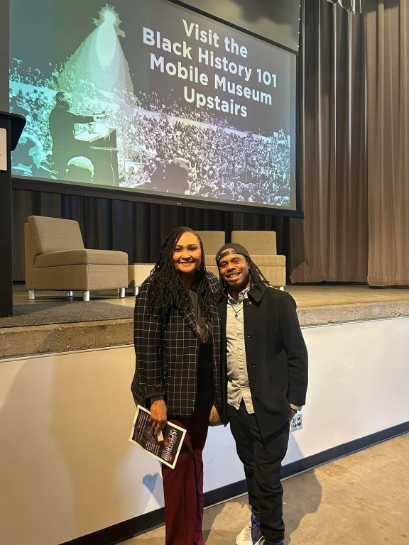 President Caldwell Attends MSU Denver MLK Peace Breakfast with Maryum Ali